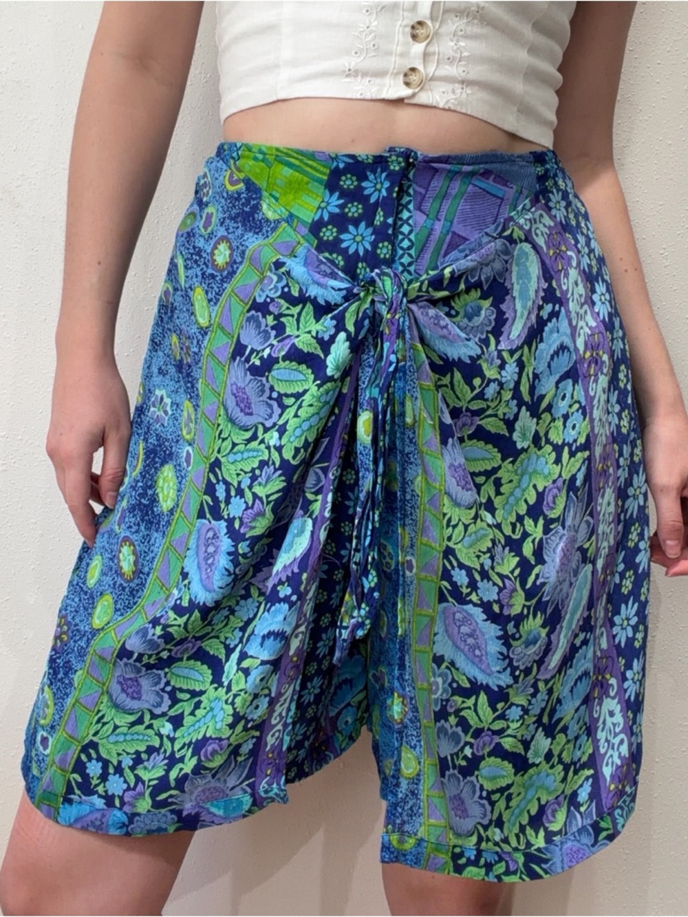 Vintage Boho Funky Skort